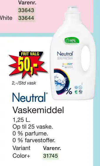 Harald Nyborg Vaskemiddel tilbud