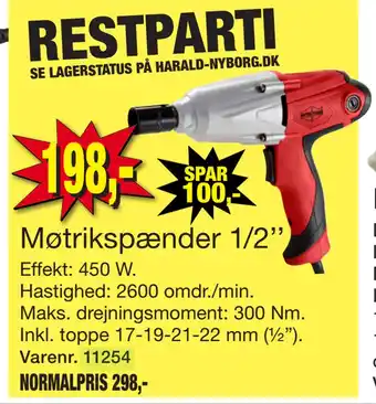 Harald Nyborg Møtrikspænder 1/2’’ tilbud