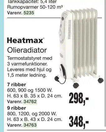 Harald Nyborg Olieradiator tilbud