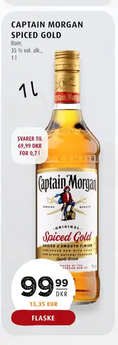Scandinavian Park CAPTAIN MORGAN SPICED GOLD tilbud