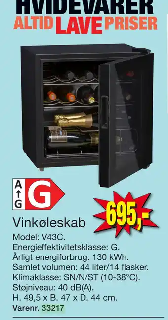 Harald Nyborg Vinkøleskab tilbud