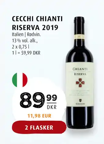 Scandinavian Park CECCHI CHIANTI RISERVA 2019 tilbud