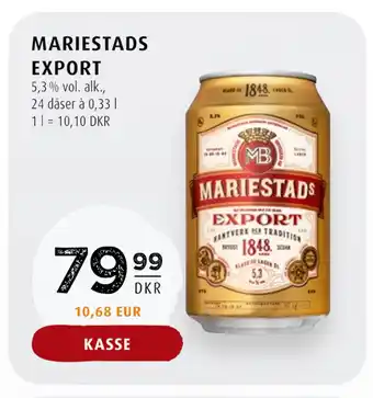 Scandinavian Park MARIESTADS EXPORT tilbud