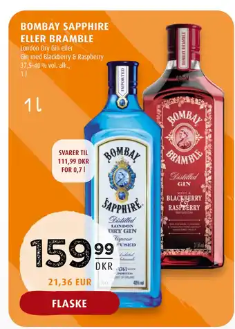 Scandinavian Park BOMBAY SAPPHIRE ELLER BRAMBLE tilbud