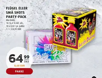 Scandinavian Park FLÜGEL ELLER SMÅ SHOTS PARTY-PACK tilbud