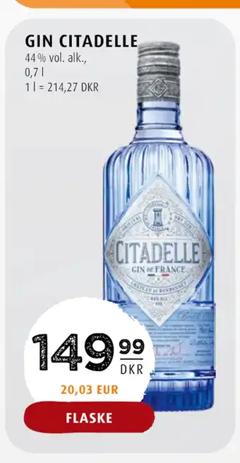 Scandinavian Park GIN CITADELLE tilbud