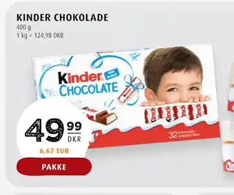 Scandinavian Park KINDER CHOKOLADE tilbud