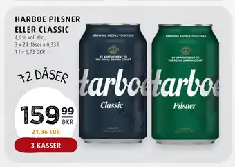 Scandinavian Park HARBOE PILSNER ELLER CLASSIC tilbud