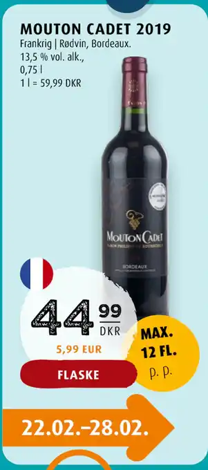 Mouton Cadet 2019