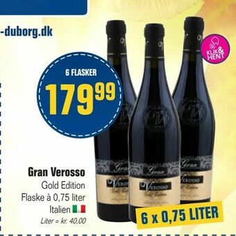 Otto Duborg Gran Verosso tilbud
