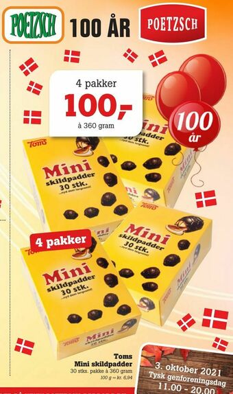 Poetzsch Padborg Toms Mini skildpadder tilbud