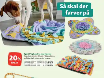 Maxi Zoo Spar 20% på AniOne snusetæpper tilbud