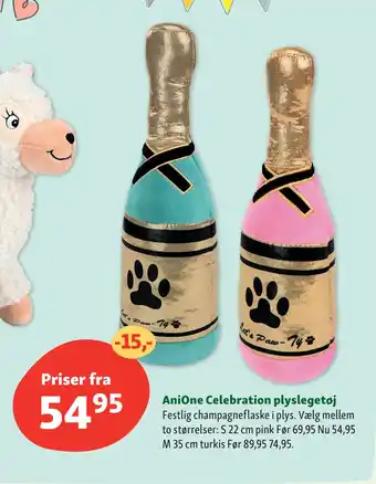 Maxi Zoo AniOne Celebration plyslegetøj tilbud
