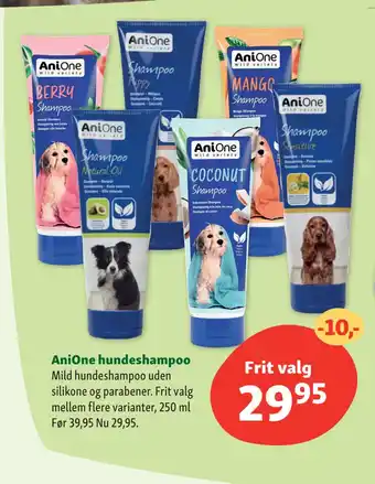 Maxi Zoo AniOne hundeshampoo tilbud
