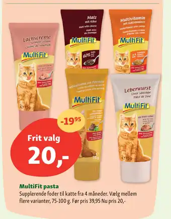 Maxi Zoo MultiFit pasta tilbud