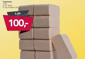 Fleggaard Træbriketter tilbud