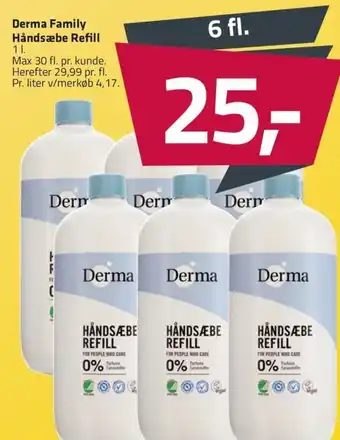 Fleggaard Derma Family Håndsæbe Refill tilbud
