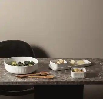 Eva Trio Legio Nova Serveringsfad, Skål, Salatbestik Og 2 Legio Nova Kvadratisk Skåle
