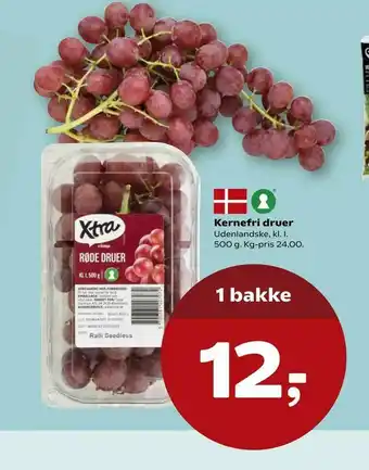 Kvickly Kernefri druer tilbud
