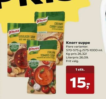 Kvickly Knorr suppe tilbud