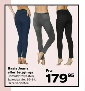 Kvickly Basis Jeans eller Jeggings tilbud