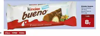 Kvickly Kinder bueno tilbud