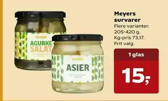 Kvickly Meyers survarer tilbud