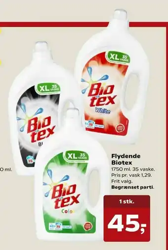 Kvickly Flydende Biotex tilbud