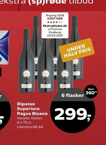 Kvickly Ripasso Superiore Pagus Bisano tilbud