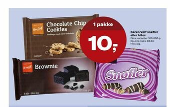 Kvickly Karen Volf snøfler eller bites tilbud