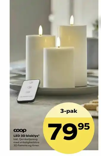 Kvickly LED 3D bloklys tilbud