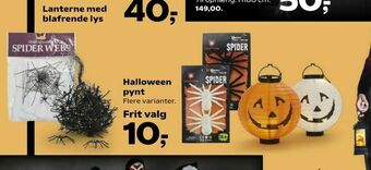 Kvickly Halloween pynt tilbud
