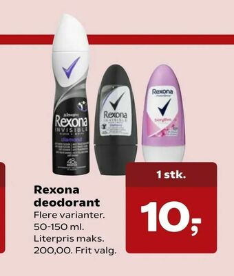 Kvickly Rexona deodorant tilbud