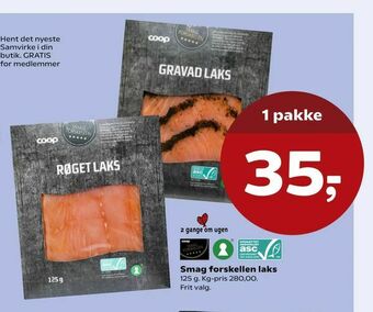 Kvickly Smag forskellen laks tilbud