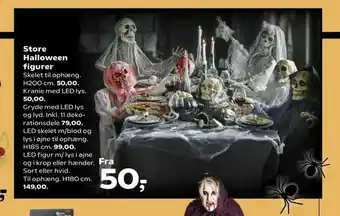 Kvickly Store Halloween figurer tilbud