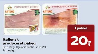Kvickly Italiensk produceret pålæg tilbud