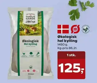 Kvickly Økologisk hel kylling tilbud