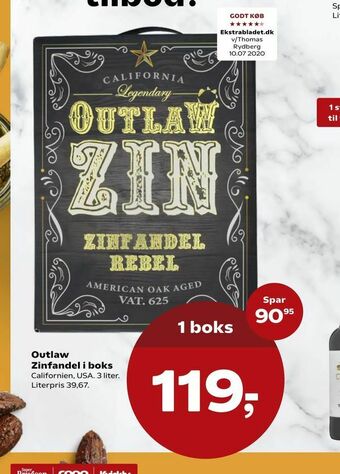 Outlaw Zinfandel i boks