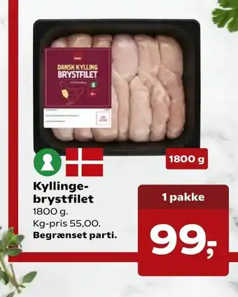 Kvickly Kyllinge brystfilet tilbud