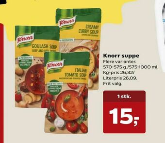 SuperBrugsen Knorr suppe tilbud