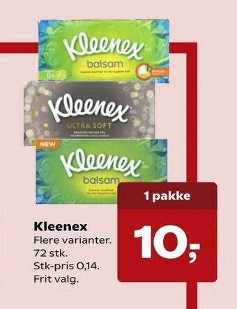 SuperBrugsen Kleenex tilbud
