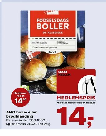 AMO bolle- eller brødblanding
