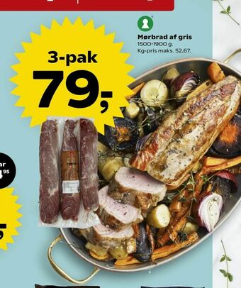 SuperBrugsen Mørbrad af gris tilbud