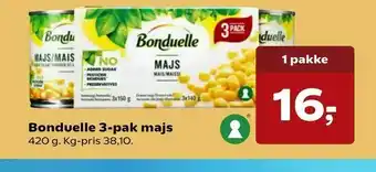 SuperBrugsen Bonduelle 3-pak majs tilbud