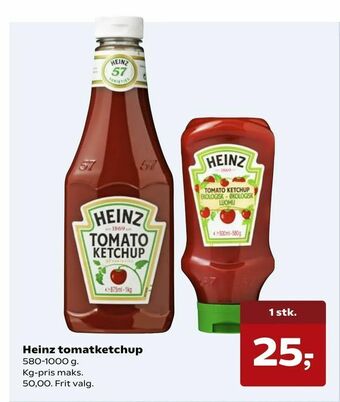 SuperBrugsen Heinz tomatketchup tilbud