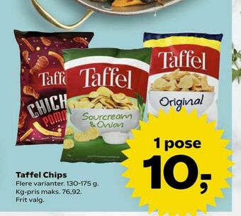 SuperBrugsen Taffel Chips tilbud
