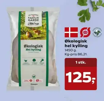 SuperBrugsen Økologisk hel kylling tilbud