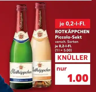 Kaufland ROTKÄPPCHEN Piccolo-Sekt tilbud