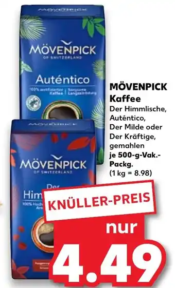 Kaufland MÖVENPICK Kaffee tilbud