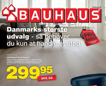 Bauhaus Laminatgulv Grand Avenue tilbud